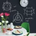 PVC Matte Blackboard Wallpaper or Graffiti Board Blackboard Wallpaper Wall Sticker