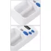 Smart portable Multi-Alarm Timer Pills Reminder Medicine Box White