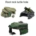 GT149 Resin Turtle Sunbed Climbing Table Stump Hideaway House Sunback Table