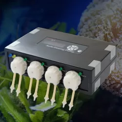 Jebao DP 4  Auto Dosing Pump Peristalsis Pump 4-Channel Dosing Aquarium Tank Coral Reef Automatic Feeder Liquid Dispenser US Plug