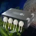 Jebao DP 4  Auto Dosing Pump Peristalsis Pump 4-Channel Dosing Aquarium Tank Coral Reef Automatic Feeder Liquid Dispenser US Plug