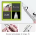 2 in 1 Nail Clipper for Paronychia Stainless Steel Olecranon Nail Nipper or Ingrown Nail Lifter Red
