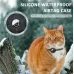 For AirTag 2nd Gen or AirTag 1st Gen Tracker Silicone Case Reflective Pet Cat Collar With Bell