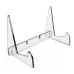 Acrylic Bookshelf Transparent Book Display Stand Magazine Picture Frame Stand
