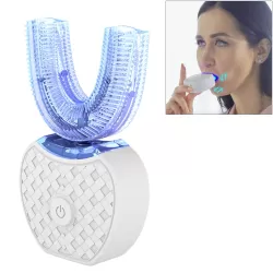 Vwhite 3 Cleaning Modes Silicone Electric Automatic Beauty Tooth Instrument White