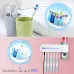 Punch-free Toilet Wall-mounted Ultraviolet Electric Disinfection Toothbrush Holder UK Plug