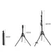 USB 40W 12V LED Plant Growth Supplement Light With RF Remote Control Floor Folding Tripod Without Power Adapter Square Version