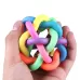 Fun Colorful Weave Style Bell Ball Pet Toy