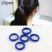 20pcs in Pack Girls Kids Rubber Bands Ponytail Holder Elastic Hair Bands Royal Blue