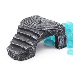 Large Turtle Aquascape Climbing Platform Reptile Hiding Cave Three Legged Turtle Platform