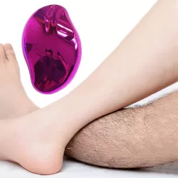 Manual Shaver Nano Gentle Epilator Foot Peeler Rose Red
