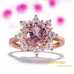 3 PCS in Set Snow Shape Gemstone Jewelry Set For Women size 6
