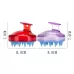 Silicone Head Scalp Massage Brush Hair Washing Scalp Cleanse Comb Black