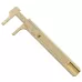 Brass Retro Drawing Ruler Measuring Tools 0-120mm Caliper Double Scale