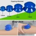 4 Cups in Set Health Care Body Massage Cupping Therapy Anti Cellulite Silicone Vacuum Cups White
