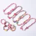 2 PCS in Set Lovely Cartoon Wood Jewelry Beads Necklace Baby Kids Princess Animals Necklace Butterfly
