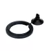 10 PCS Aquarium Fish Food Feeder Thin Black Round