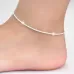 Simple Personality Ladies Silver Plated Simple Star Anklet