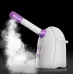 Hot or Cold Aromatherapy Face Steamer Spray Moisturizer CN Plug White Purple