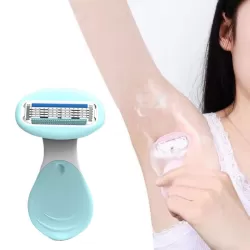 D940L Hair Removal Instrument Matching Female Manual Shaving Knife Green