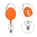 68cm Retractable Pull Badge Reel Zinc Alloy ID Lanyard Name Tag Card Badge Holder