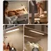 20cm Rechargeable Motion Sensor Light Bar Cabinet Wardrobe Lamp With Remote Control Silver