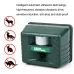 SK131 Garden Outdoor Ultrasonic Rat Repeller Snake Repelle Farm Animal Driving Device US Plug