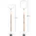 Stainless Steel Rotating Extension Eyelash Inspection Mirror