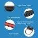 Medium and Large Dog Pet Solar and USB Charging LED Light Collar Neck Circumference