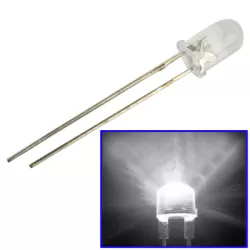 1000pcs 5mm White Light Water Clear LED Lamp