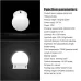 10 PCS 10W Multi-Level Adjust Brightness White Light Makeup Mirror Vanity LED Light Bulb