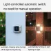 8 LED Solar Wall Lamp Outdoor Stainless Steel Buried Light Warm Light