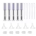 5PCS 12ml Empty Mascara Tube With Eyelash Wand and 5pcs Funnels And Transfer Pipettes Set For Castor Oil DIY Container Set