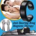 Acupressure Anti Snore Ring Treatment Reflexology Anti Snoring Apnea Sleeping Device Black