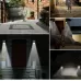 2 PCS 100 LEDs Outdoor Patio Solar Induction Wall Light Adjustable Balcony Garden Lighting Small Street Light