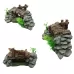 GT149 Resin Turtle Sunbed Climbing Table Stump Hideaway House Sunback Table