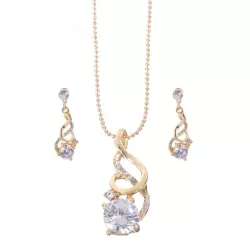 Fashion Wedding Zircon Crystal Jewelry Sets for Women
