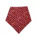 Pet Triangle Towel Christmas Snowflake Dog Saliva Towel