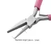 ZB29F 5 Inch Mini Wire Winding Pliers Jewelry Pliers Semi-Recessed Semi-Round Nose Tool Pliers