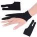 2 Finger Anti-fouling Drawing Glove for Graphics Drawing Tablet Both for Right and Left Hand For women