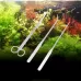3 in 1 Stainless Steel Scissors Tweezers and Clip Tree Plant Grass Miniatures Aquarium Fish Tank Landscape Trim Tools