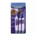 Lit-Pack 3 in 1 LED Professional Dental Oral Tool Kits Dental Mirror  Tooth Stain Eraser  Plaque Remover Set