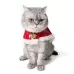 Pet Mini Cold-proof Red Cloak Neck Bell Christmas Shawl Cloak