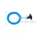 10 PCS Aquarium Fish Food Feeder Thin Black Round