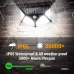 2 PCS 100 LEDs Outdoor Patio Solar Induction Wall Light Adjustable Balcony Garden Lighting Small Street Light