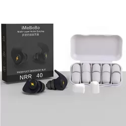 Anti-noise Sleep Earplugs Soundproof Earplugs Black