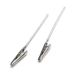 40 PCS 10cm Metal Wire Rope Alligator Clips