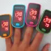 Finger Pulse Oximete LED HD Display Portable Oximeter Equipment Blood Oxygen Monitor Pulse Oximeter Blue