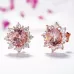 3 PCS in Set Snow Shape Gemstone Jewelry Set For Women size 6