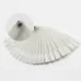 3 Set Fan-shaped Nail Mold Swatch Nail Polish Color Card Nail Art Display Board With nails transparent